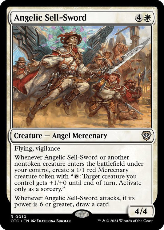 Angelic Sell-Sword [Commander: Outlaws of Thunder Junction] 10