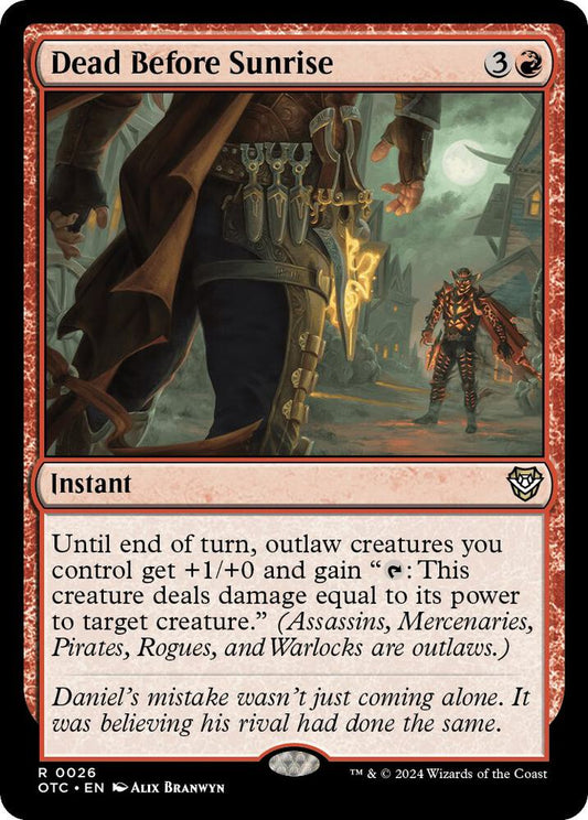 Dead Before Sunrise [Commander: Outlaws of Thunder Junction] 26