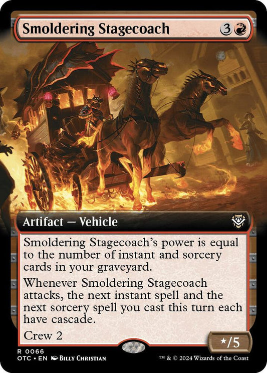Smoldering Stagecoach (Extended Art) [Commander: Outlaws of Thunder Junction] 66