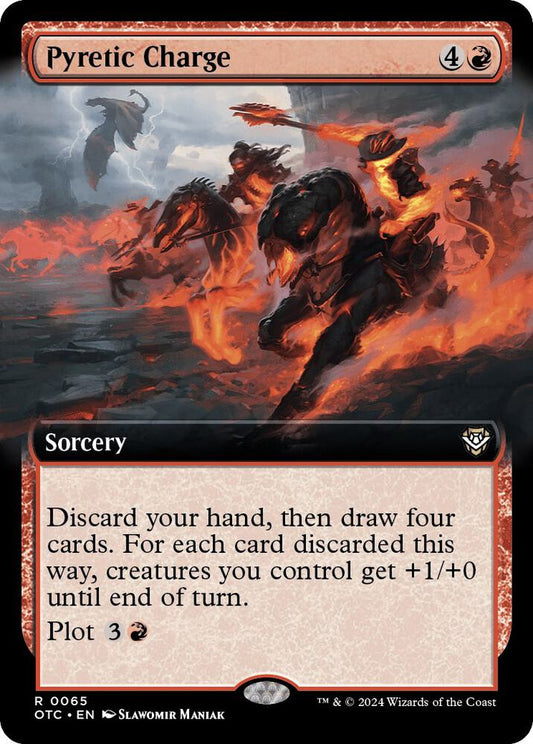 Pyretic Charge (Extended Art) [Commander: Outlaws of Thunder Junction] 65