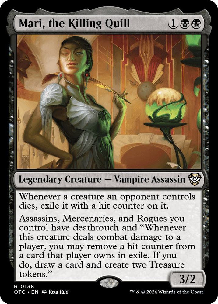 Mari, the Killing Quill [Commander: Outlaws of Thunder Junction] 138