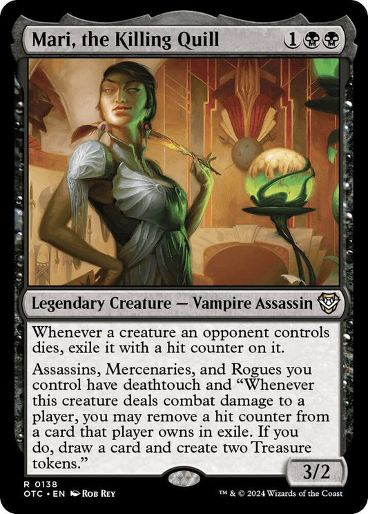 Mari, the Killing Quill [Commander: Outlaws of Thunder Junction] 138