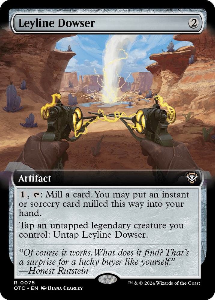 Leyline Dowser (Extended Art) [Commander: Outlaws of Thunder Junction] 75