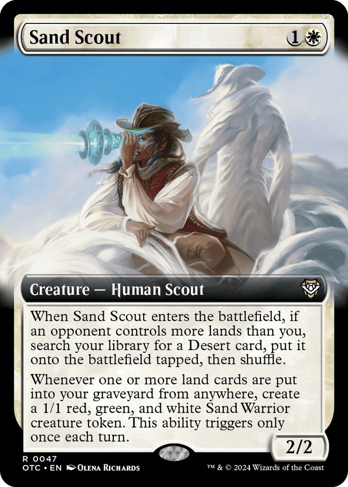 Sand Scout (Extended Art) [Commander: Outlaws of Thunder Junction] 47