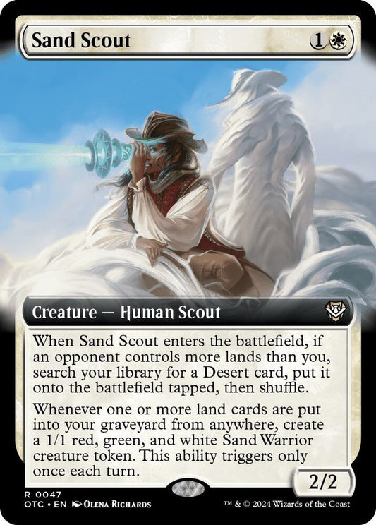Sand Scout (Extended Art) [Commander: Outlaws of Thunder Junction] 47