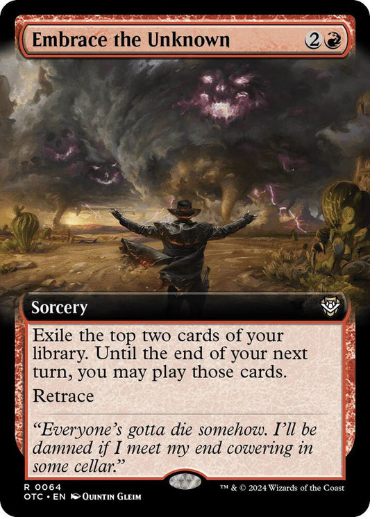 Embrace the Unknown (Extended Art) [Commander: Outlaws of Thunder Junction] 64