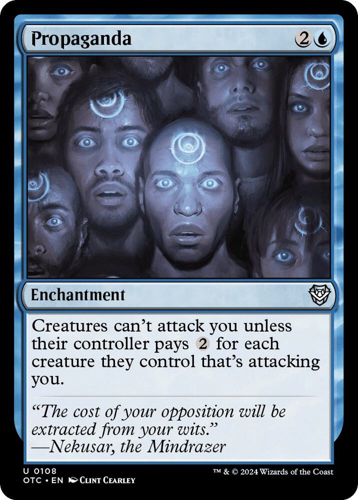 Propaganda [Commander: Outlaws of Thunder Junction] 108