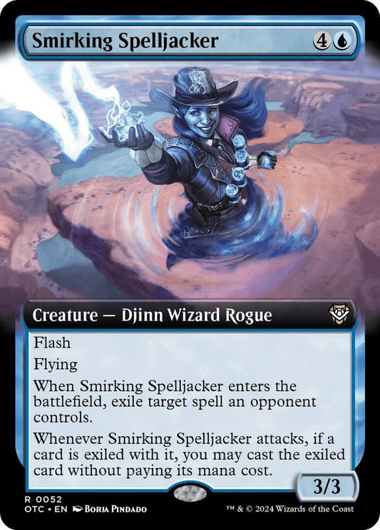 Smirking Spelljacker (Extended Art) [Commander: Outlaws of Thunder Junction] 52