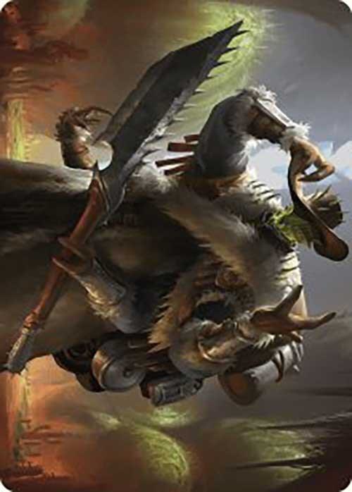 Hardbristle Bandit Art Card [Art Series: Outlaws of Thunder Junction] 13