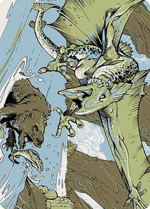 Decisive Denial Art Card [Art Series: Outlaws of Thunder Junction] 45