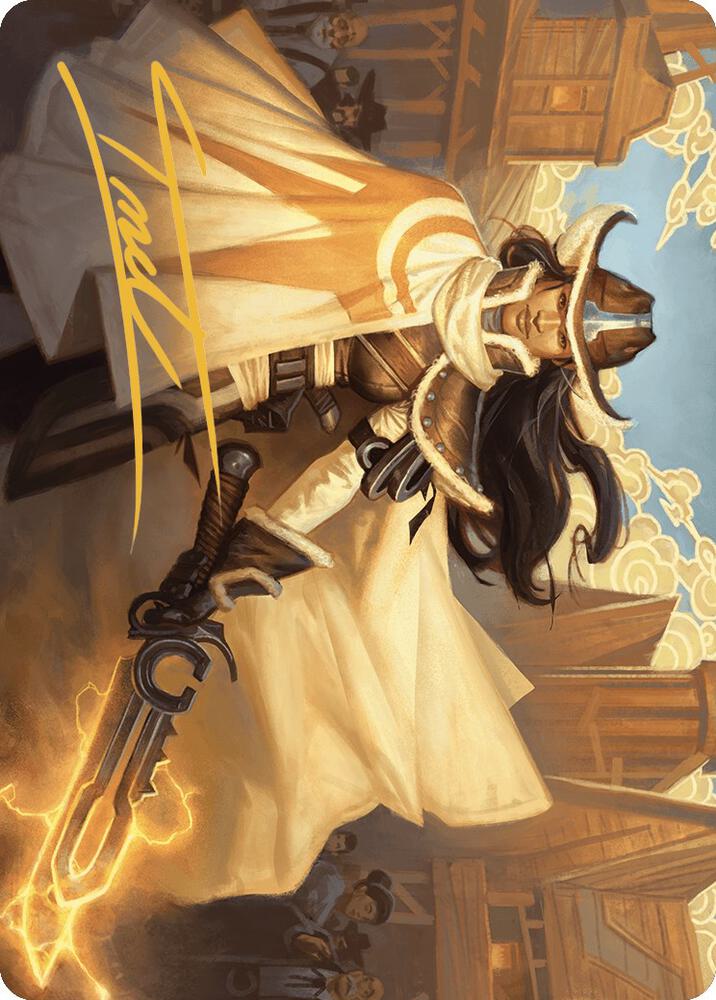 Omenport Vigilante Art Card (Gold-Stamped Signature) [Art Series: Outlaws of Thunder Junction] 3