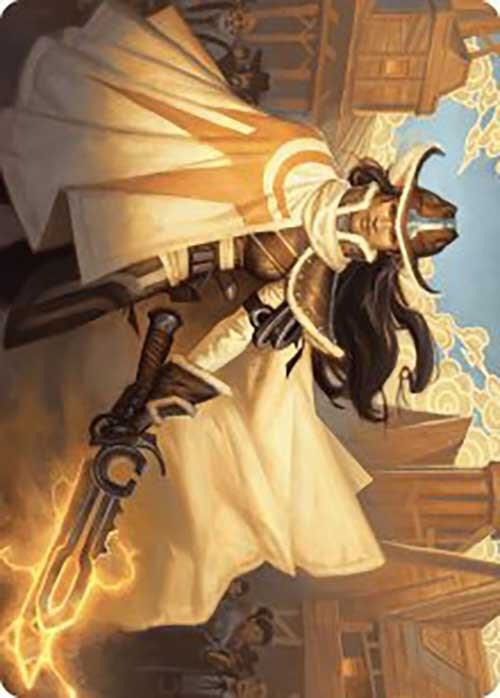 Omenport Vigilante Art Card [Art Series: Outlaws of Thunder Junction] 3