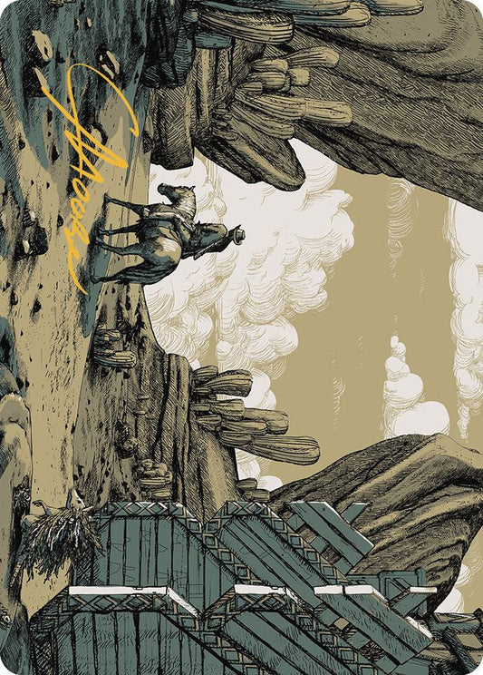 Path to Exile Art Card (Gold-Stamped Signature) [Art Series: Outlaws of Thunder Junction] 37