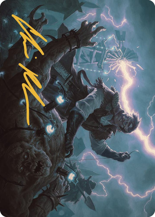 Geralf, the Fleshwright Art Card (Gold-Stamped Signature) [Art Series: Outlaws of Thunder Junction] 5