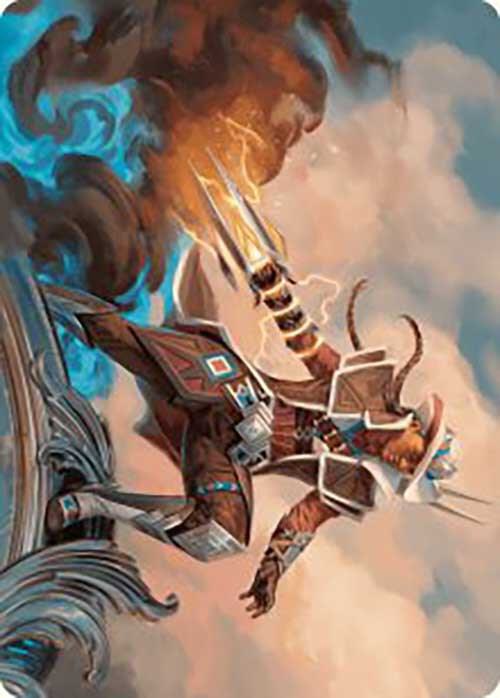 Annie Flash, the Veteran Art Card [Art Series: Outlaws of Thunder Junction] 17