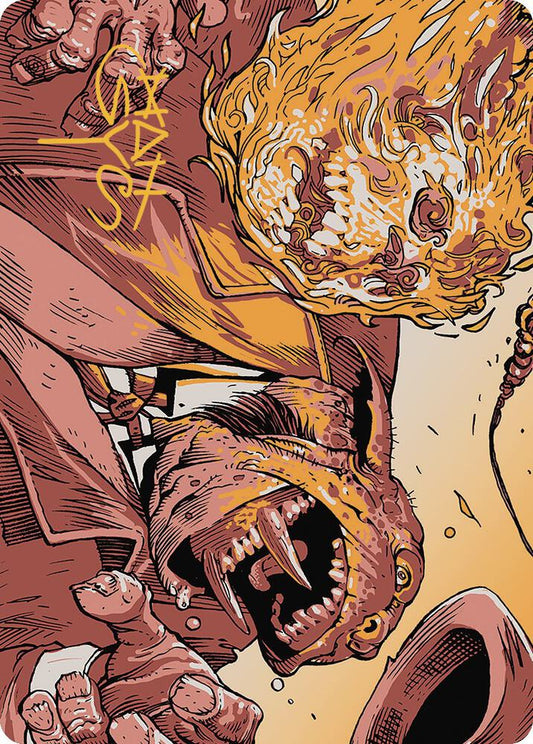 Skullcrack Art Card (Gold-Stamped Signature) [Art Series: Outlaws of Thunder Junction] 41