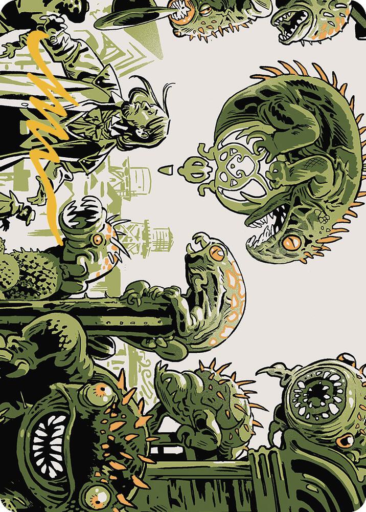 Pest Infestation Art Card (Gold-Stamped Signature) [Art Series: Outlaws of Thunder Junction] 42