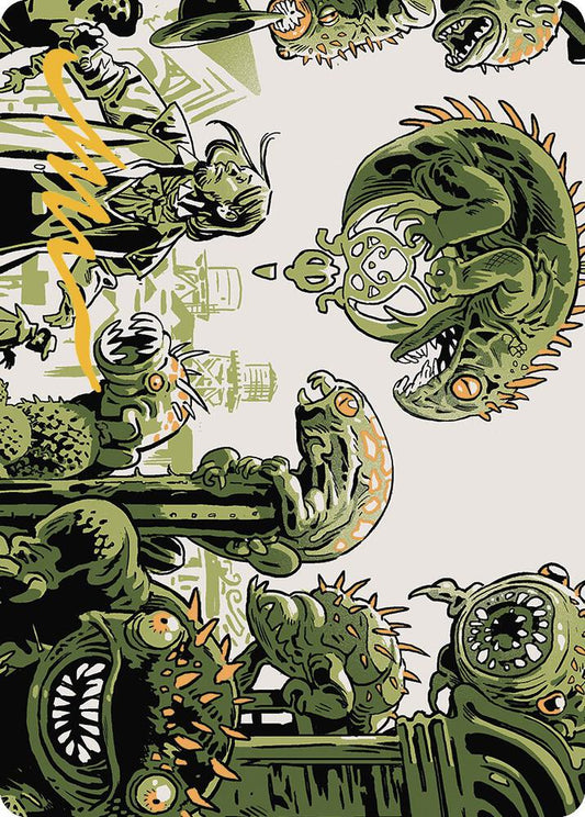 Pest Infestation Art Card (Gold-Stamped Signature) [Art Series: Outlaws of Thunder Junction] 42