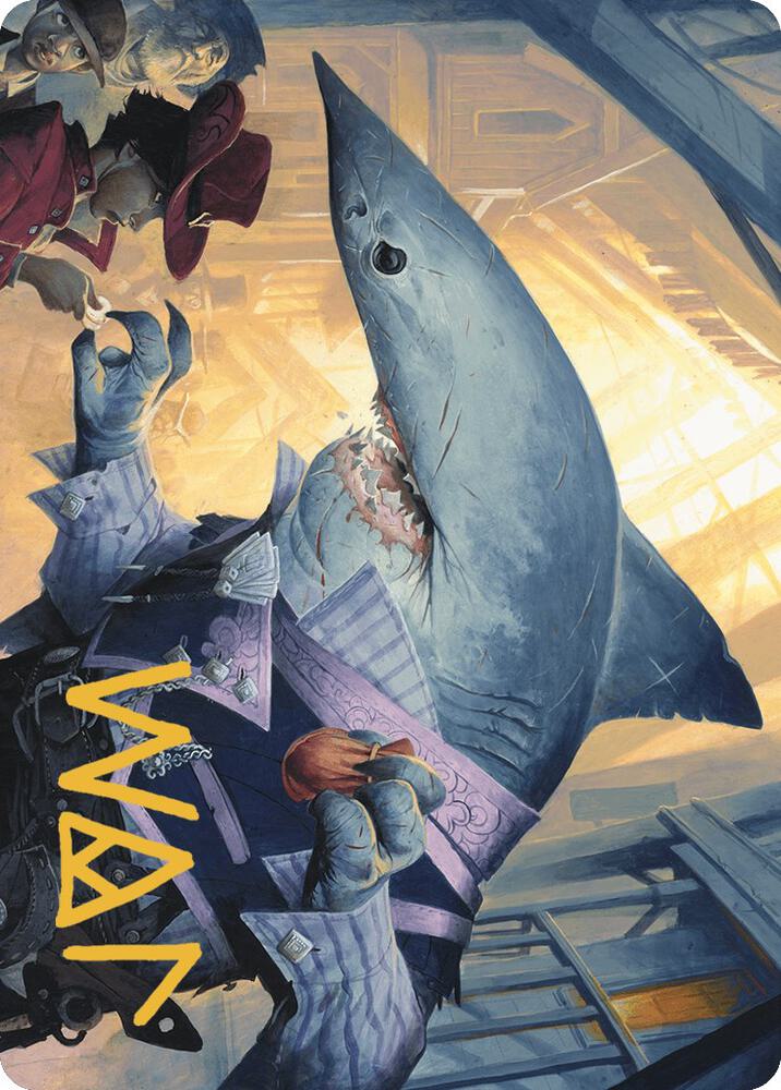 Loan Shark Art Card (Gold-Stamped Signature) [Art Series: Outlaws of Thunder Junction] 6