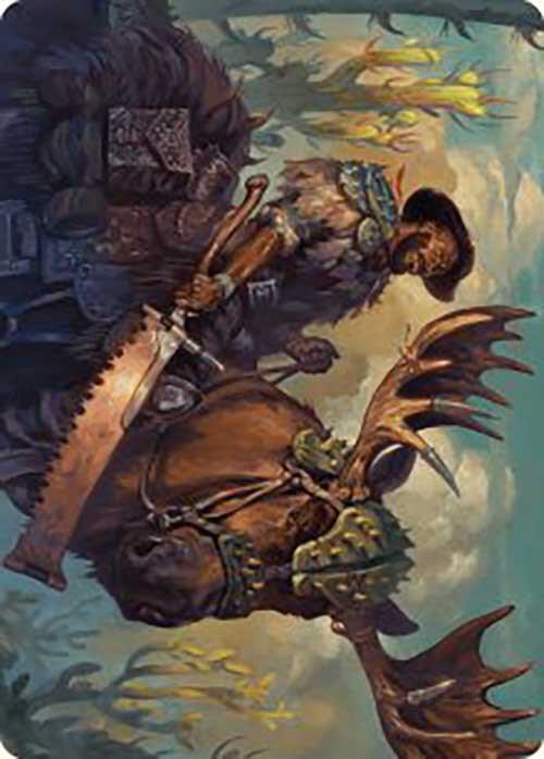 Spinewoods Paladin Art Card [Art Series: Outlaws of Thunder Junction] 15