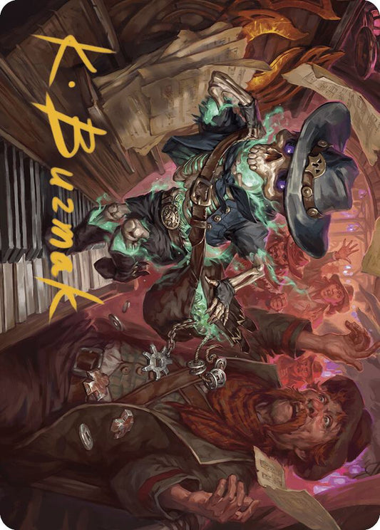 Tinybones, the Pickpocket Art Card (Gold-Stamped Signature) [Art Series: Outlaws of Thunder Junction] 10