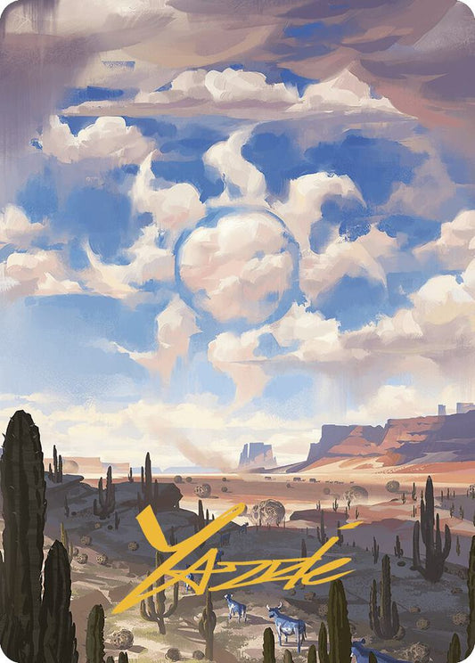 Plains Art Card (Gold-Stamped Signature) [Art Series: Outlaws of Thunder Junction] 36