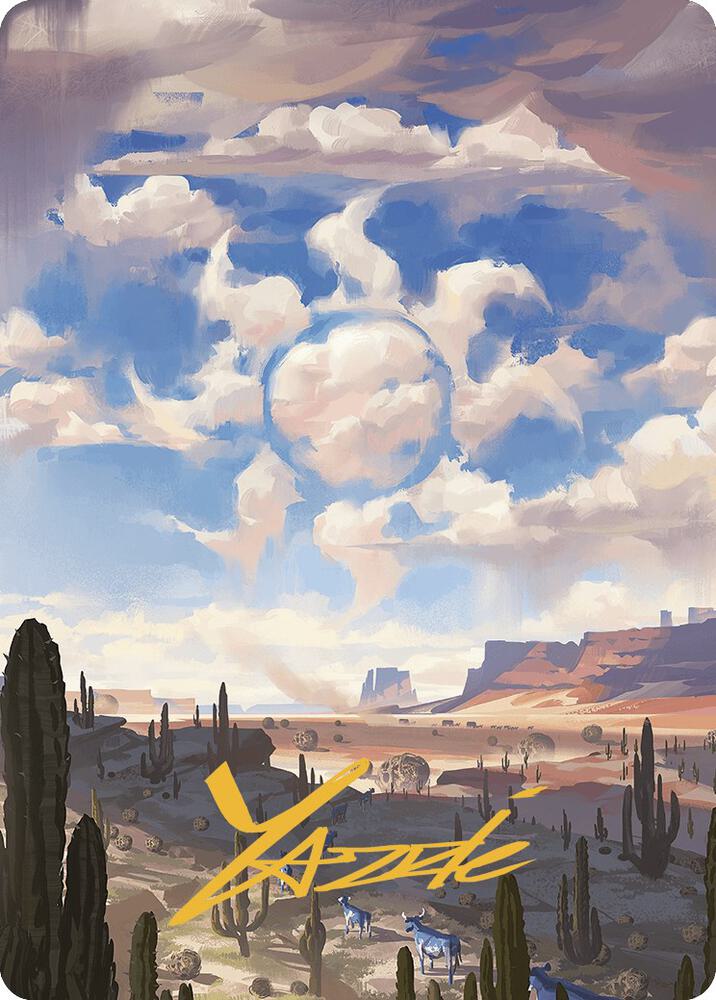 Plains Art Card (Gold-Stamped Signature) [Art Series: Outlaws of Thunder Junction] 36