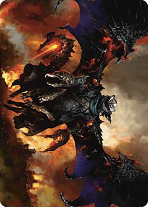 Akul the Unrepentant Art Card [Art Series: Outlaws of Thunder Junction] 16
