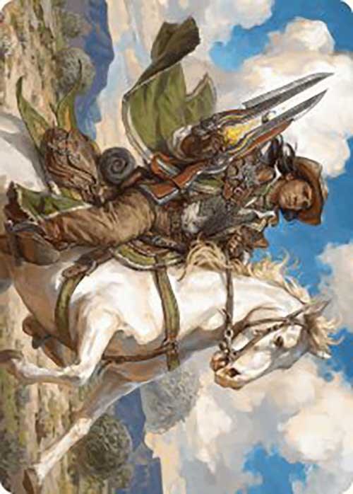 Wylie Duke, Atiin Hero Art Card [Art Series: Outlaws of Thunder Junction] 35