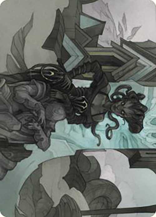 Vraska Joins Up Art Card [Art Series: Outlaws of Thunder Junction] 34