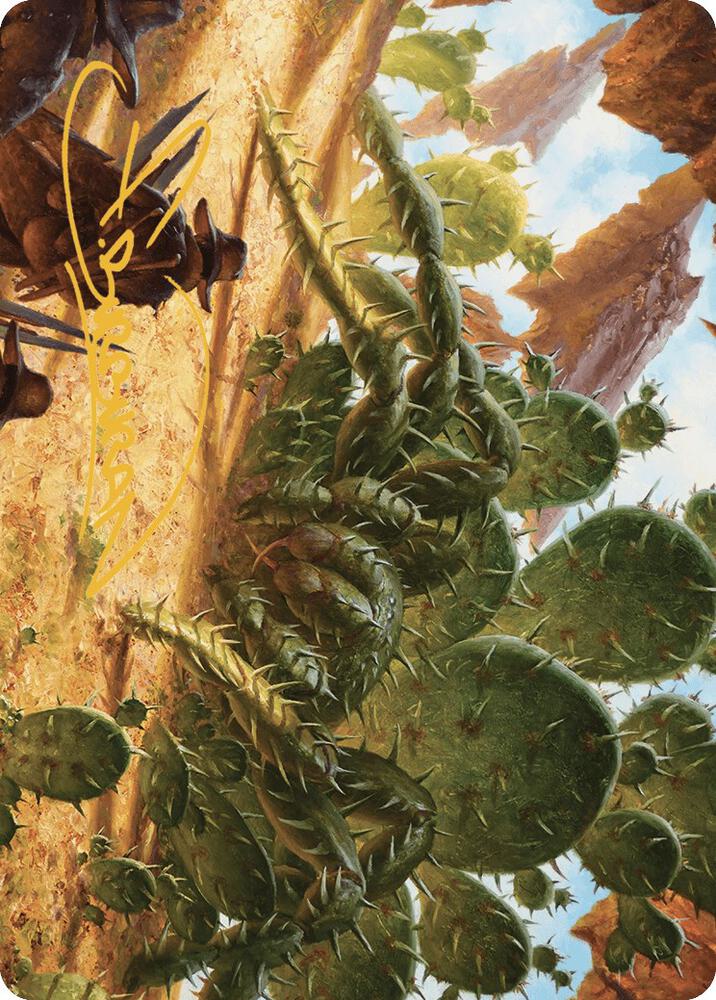 Cactarantula Art Card (Gold-Stamped Signature) [Art Series: Outlaws of Thunder Junction] 12