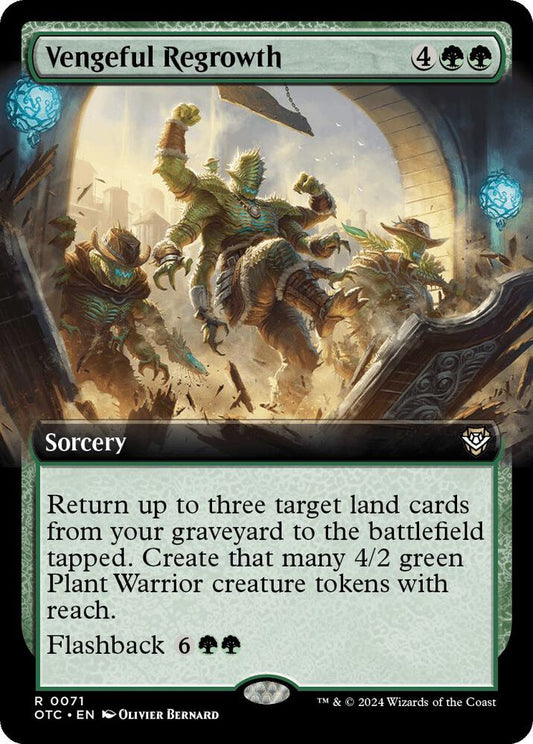 Vengeful Regrowth (Extended Art) [Commander: Outlaws of Thunder Junction] 71