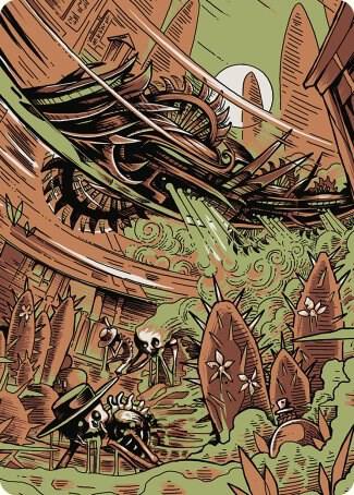Contagion Engine Art Card [Art Series: Outlaws of Thunder Junction] 50