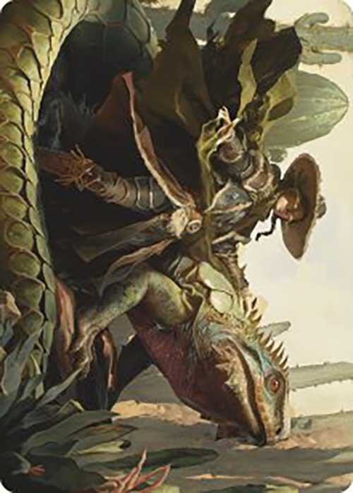 Outcaster Trailblazer Art Card [Art Series: Outlaws of Thunder Junction] 14