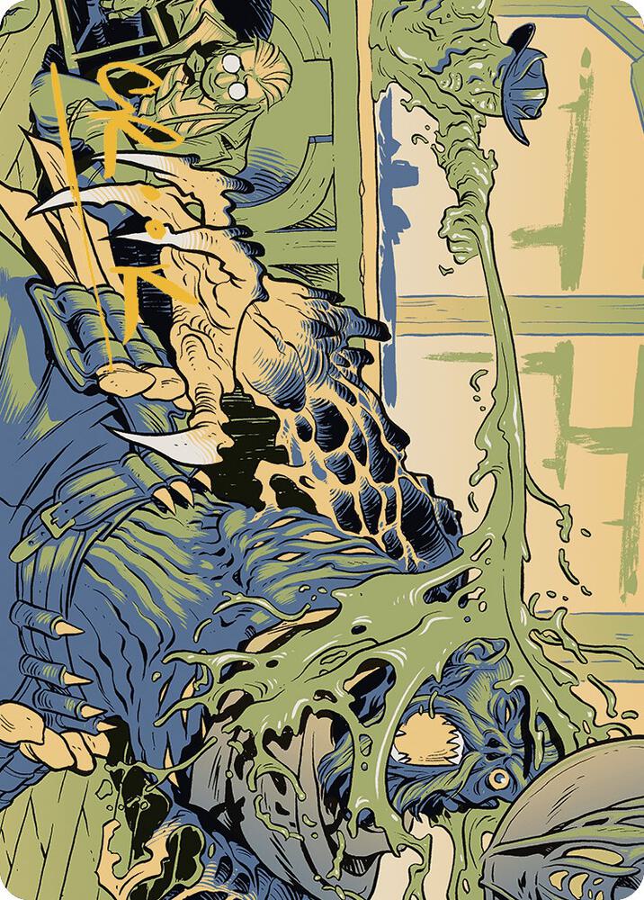 Voidslime Art Card (Gold-Stamped Signature) [Art Series: Outlaws of Thunder Junction] 49