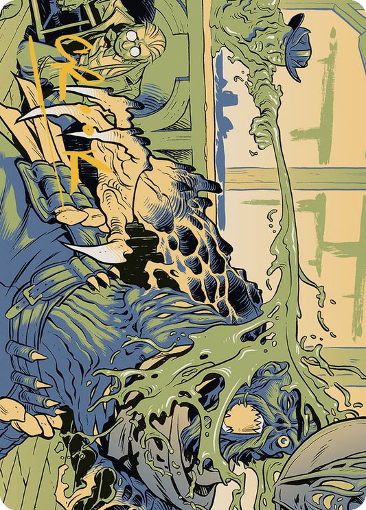 Voidslime Art Card (Gold-Stamped Signature) [Art Series: Outlaws of Thunder Junction] 49