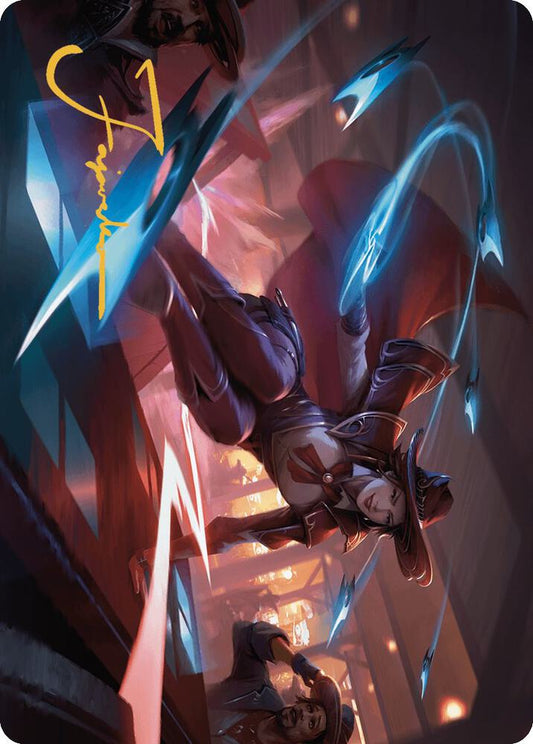 Slick Sequence Art Card (Gold-Stamped Signature) [Art Series: Outlaws of Thunder Junction] 33