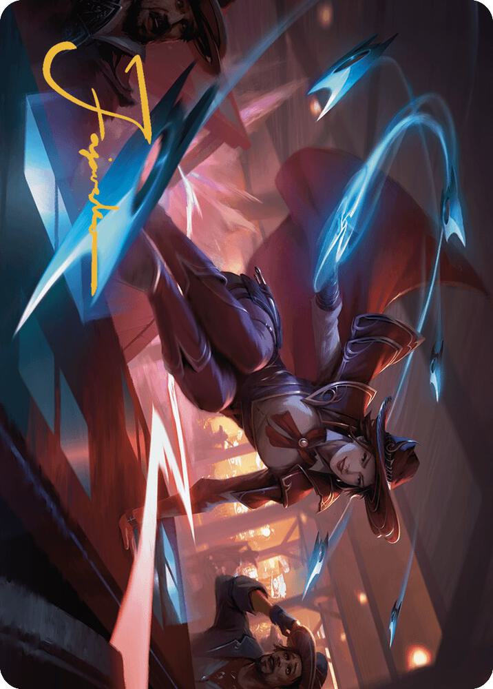 Slick Sequence Art Card (Gold-Stamped Signature) [Art Series: Outlaws of Thunder Junction] 33
