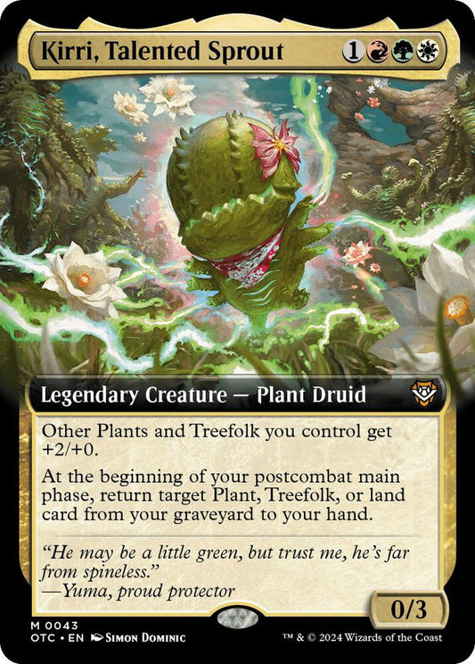 Kirri, Talented Sprout (Extended Art) [Commander: Outlaws of Thunder Junction] 43