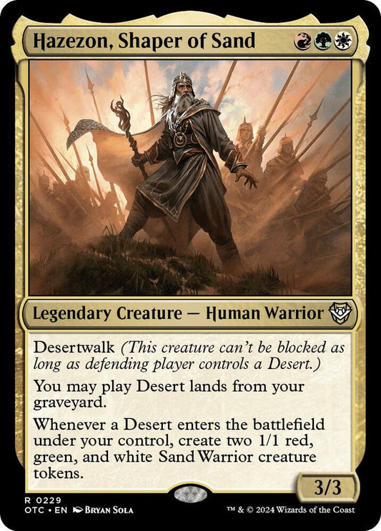 Hazezon, Shaper of Sand [Commander: Outlaws of Thunder Junction] 229