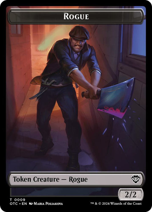 Rogue // The Monarch Double-Sided Token [Commander: Outlaws of Thunder Junction] 9 // 29