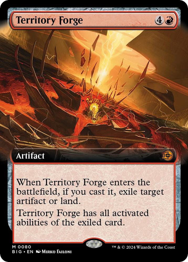 Territory Forge (Extended Art) [Outlaws of Thunder Junction: The Big Score] 80