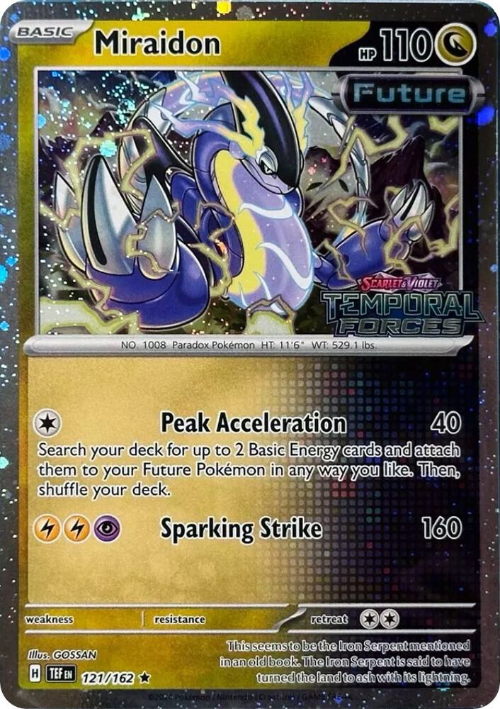 Miraidon - 121/162 (Cosmos Holo) (Best Buy) [Miscellaneous Cards & Products] 121/162