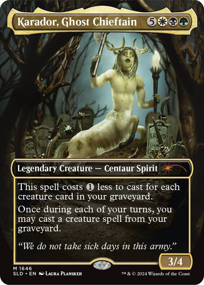 Karador, Ghost Chieftain [Secret Lair Drop Series] 1646