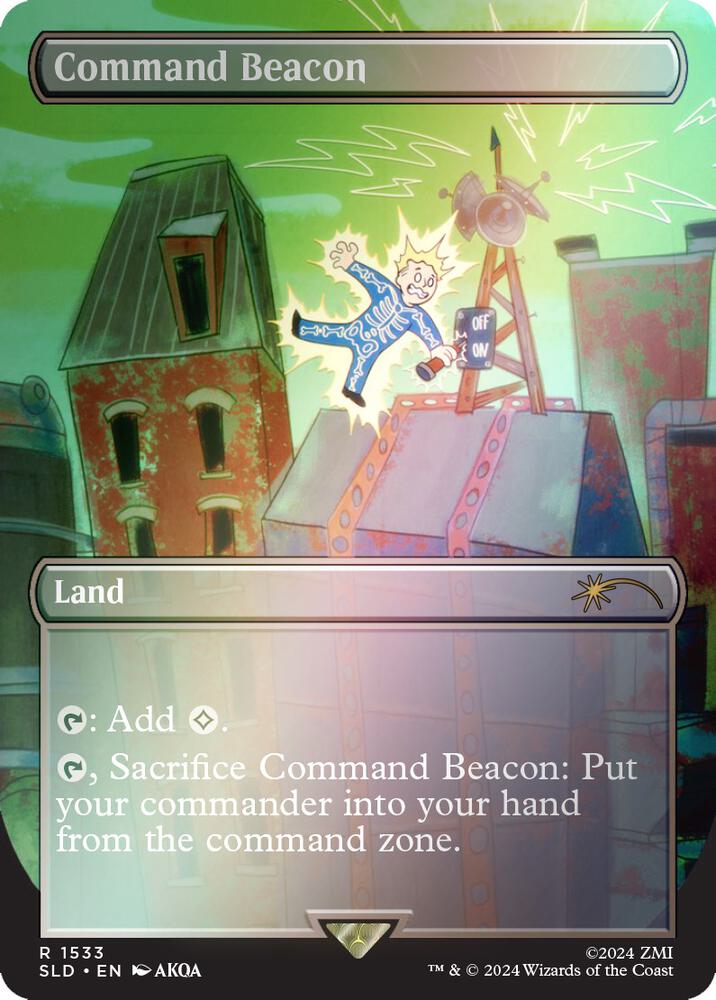 Command Beacon (Rainbow Foil) [Secret Lair Drop Series] 1533