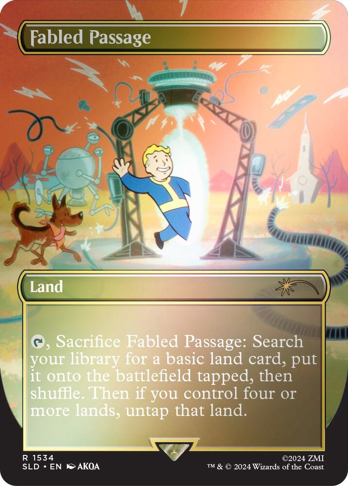 Fabled Passage (1534) (Rainbow Foil) [Secret Lair Drop Series] 1534