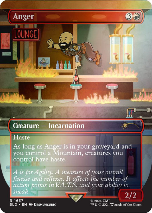 Anger (1637) (Rainbow Foil) [Secret Lair Drop Series] 1637