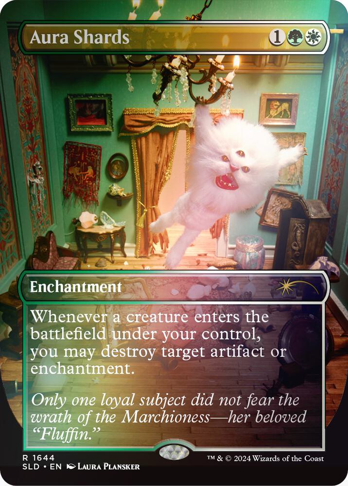 Aura Shards (1644) (Rainbow Foil) [Secret Lair Drop Series] 1644