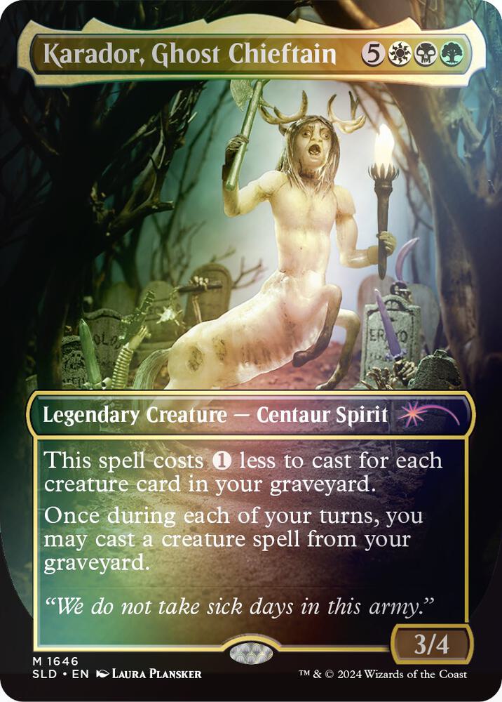 Karador, Ghost Chieftain (Rainbow Foil) [Secret Lair Drop Series] 1646