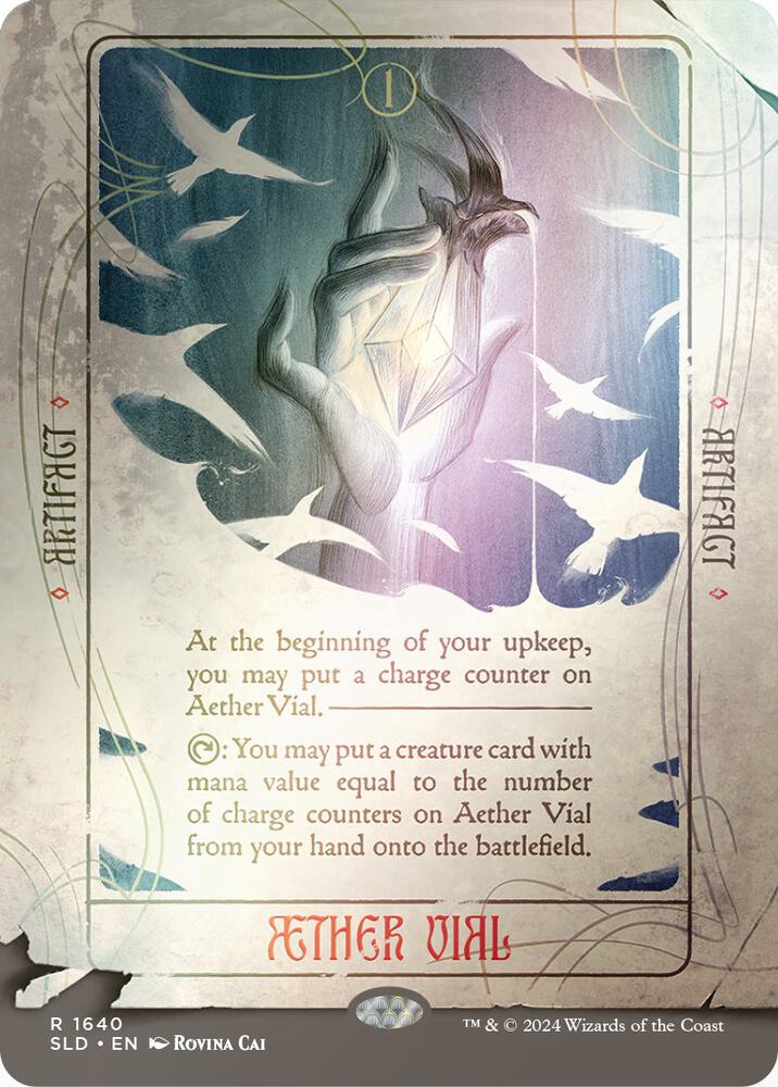 Aether Vial (Rainbow Foil) [Secret Lair Drop Series] 1640